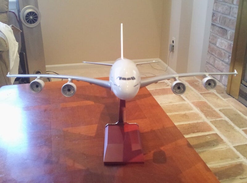 Emirates Air Emirates 47cm UAE  Aircraft Model Plane Model Diecast Resin Model Airplanes Collection Display Gifts - Image 3